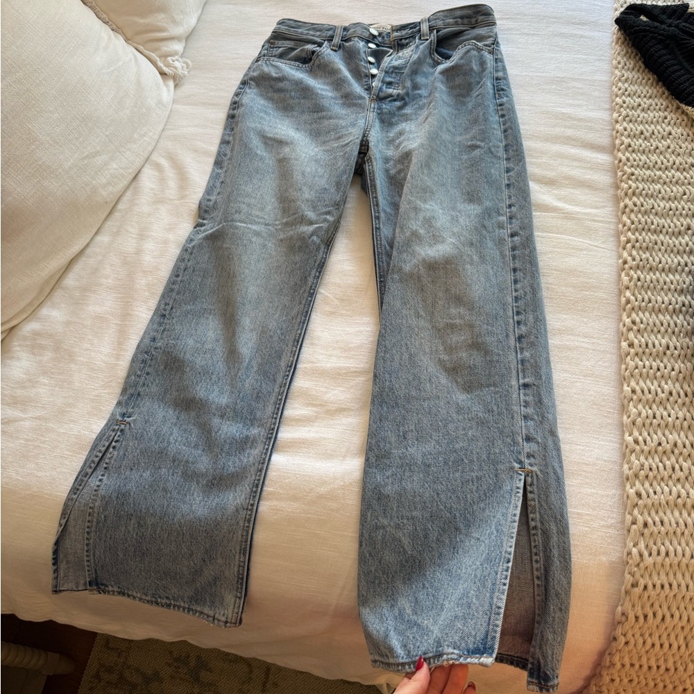 Denim Forum The Joni High Rise Loose 28L Jeans, size 27